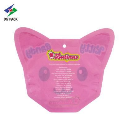 Customized Gravure Printing Special Shape Candy Bag Cat Shape Bag