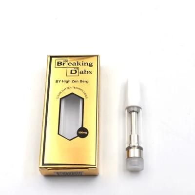 High Quality Luxury Gold Vape Cartridge Packaging