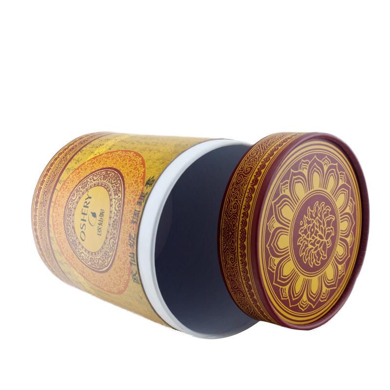 High Quality Colorful Luxury Packaging Paper Carton Round Tube Box