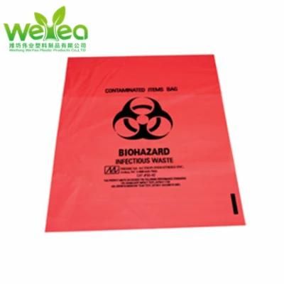 Large Size Heavy Duty Medical Wastebin Garbage Bag with Drawstring