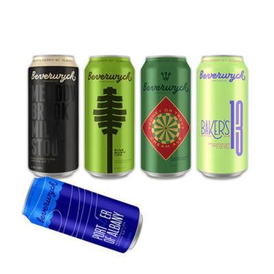 Standard 473ml High Quality Empty Blank Custom Printed Beer Beverage Cans Aluminum