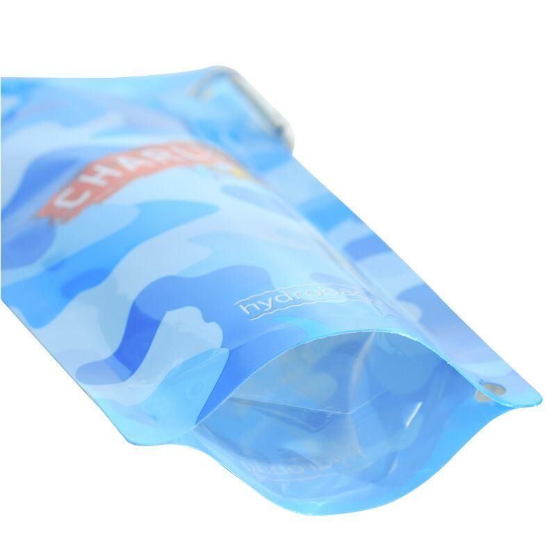 Custom Printed High Quality Doypack Plastic Folding Reusable Water Spout Pouch