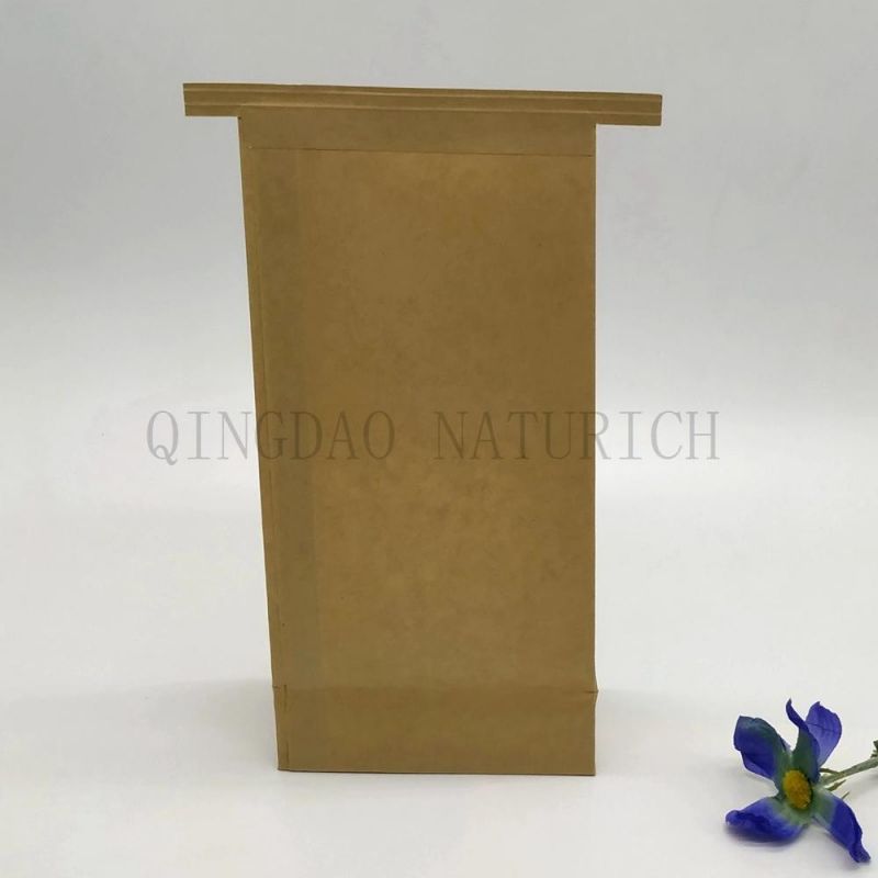 Environmental Protection Recyclable Bakery Packing Kraft Paper Bread Bag