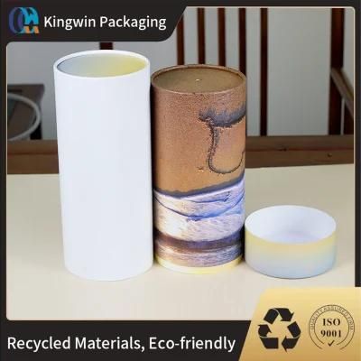 Food Grade Aluminum Foil Green Tea Packaging Box Cardboard Tube Kraft Paper Tubes for Powder 100% Airtight