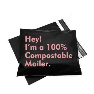 100% Biodegradable Custom Compostable Poly Mailer Mailing Shipping Bags Colored for Clothing