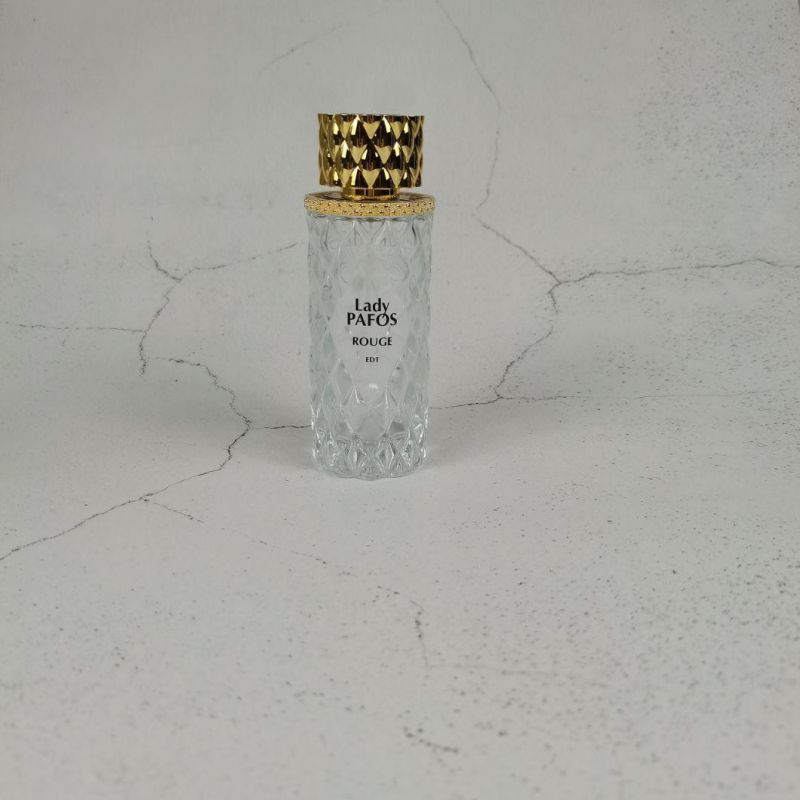 85ml 100ml Frost Glass Perfume Spray Bottle with Aluminum Cap