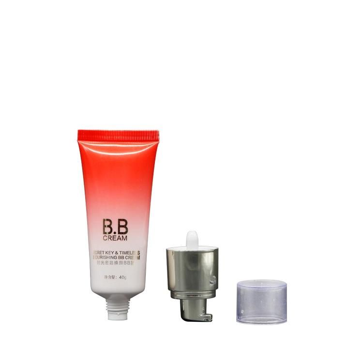 40g Plating Airless Pump Gradient Printing and Text Bronzing Bb and Cc Cream Tube