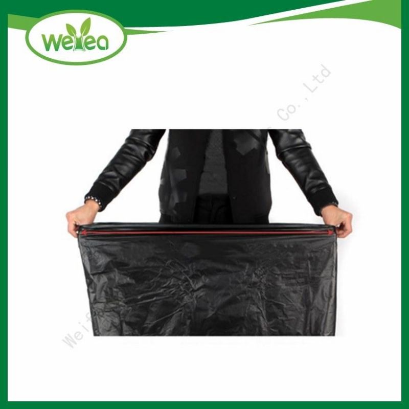 Recycling Extra Large HDPE LDPE Plastic Black Colour Trash Garbage Bag