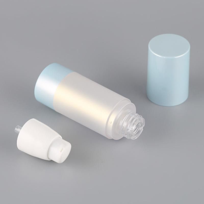 Factory Price Cheapest Metal Look Airless PP Cosmetic Bottles