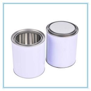 1liter Round Metal -Tin-Can for Packaging Paint