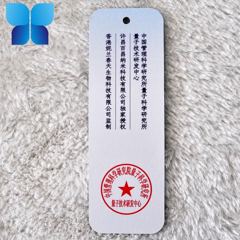 Printing Bamboo Hang Tag Label for Garment