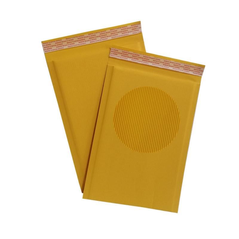 Recyclable Kraft Cover Paper Mailers Bag Corrugated Paper Padded Cushion Packaging Envelopes