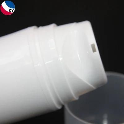 50ml White Airless Matte PP Bottle 100ml Round PP Airless Bottle 120ml Plastic Bottle for Cosmetics