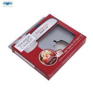 New Design Custom Size Logo Printing Paper Packaging Box with Clear PVC Window