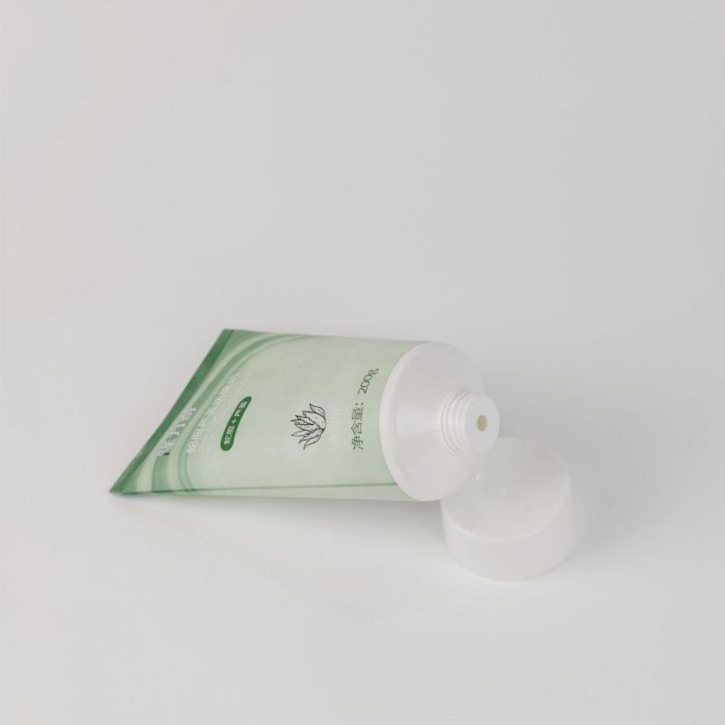 Eco-Friendly Scrub Cleanser Hose Highlight Plastic Compound Tube Skin Care Packaging