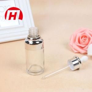 Empty Pump Lotion Bottle with Glass Dropper Bottle for Essential Oil