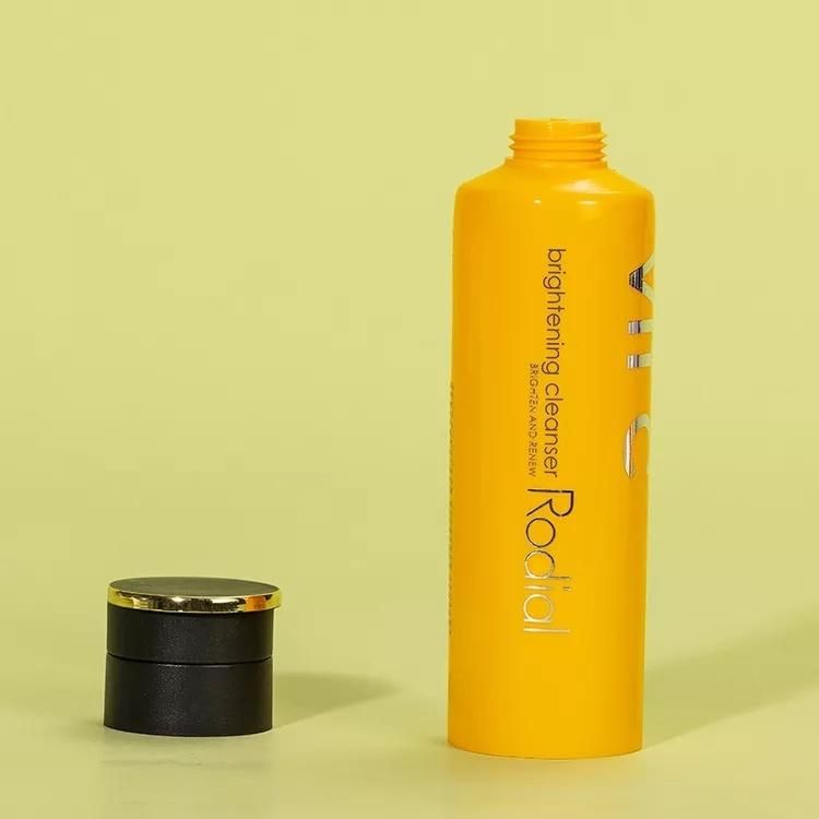 Empty Facial Cleanser Tube Orange Cosmetic Squeezable Soft Tube Manufacturer