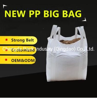China Factory 100% PP 1000kg 1500kg 2000kg FIBC Plastic 1 Ton Bulk Bag Jumbo Bag Big Bag Woven PP Sacks