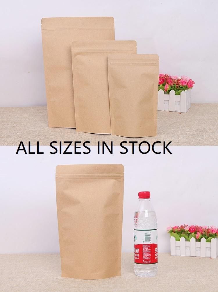 Kraft Bag 1kg/Kraft Foil Bag 1kg with Zipper/Stand up Pouch with Zipper 1kg