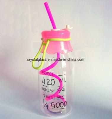 Wholesale Drink Plastic Water Bottle with Straw