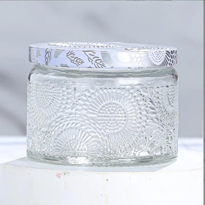 Colored Candle Jar Glass Candlestick Used for Canning Candles