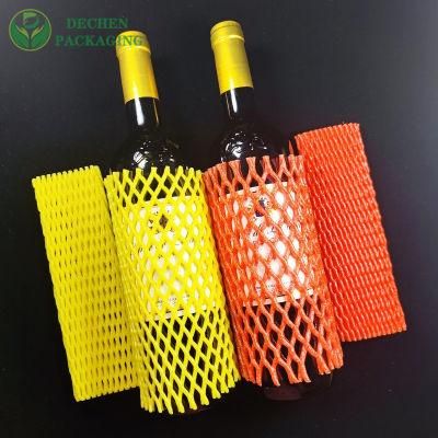 Protection Liquor Bottle Packaging Sleeve PE Foam Net for Fruit