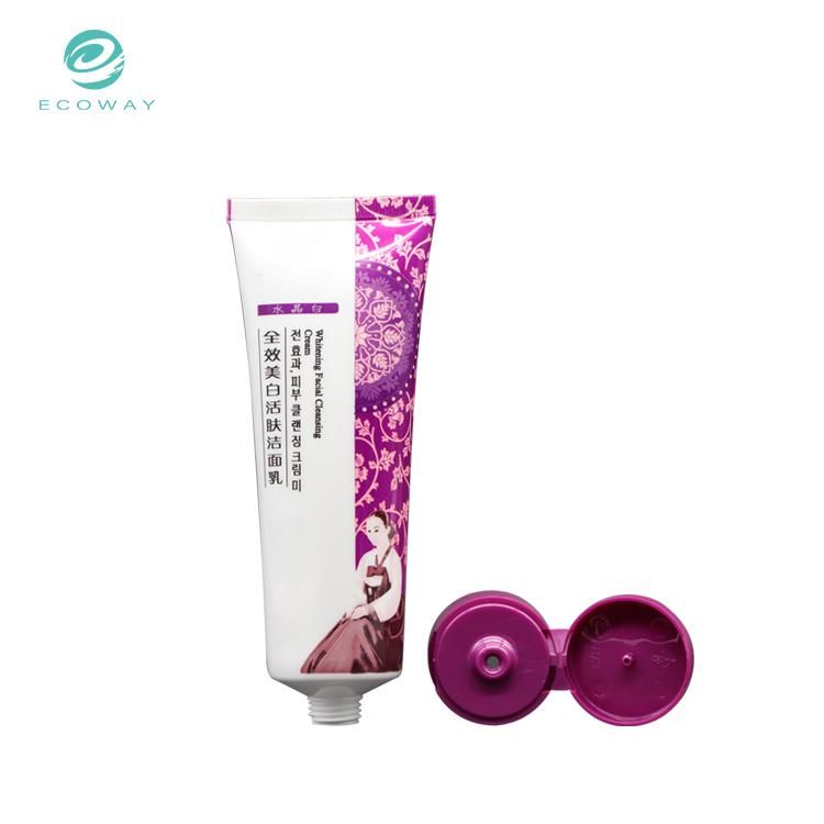 Custom Facial Cleansing Facewash Cream Soft Tube Packaging