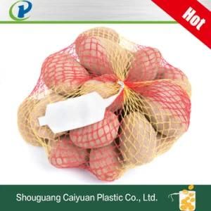 Mono PE Drawstring Mesh Bag for Fruit Plastic Packing Leno Onion Vegetabe