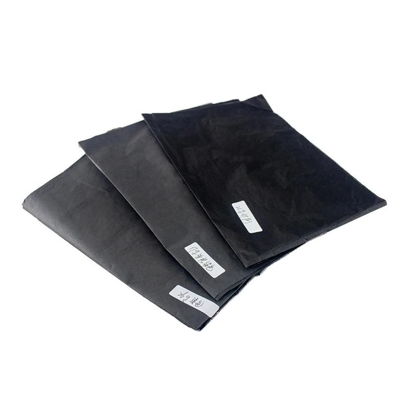 Wholesale High-End Quality 22GSM Blank Black Wrapping Tissue Paper