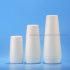 250g500g800g HDPE Round Conical Flask Table Sea Salt Bottles with Anti-Theft Screw Lid Shaking Jar Food Grade Plastic