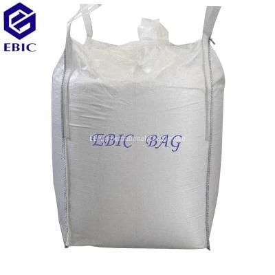 3000lbs Corner Loops Baffle Cubic Sand Sling Ton Jumbo Bulk FIBC Q Ventilated Firewood Fertilizer Cement PP Packing Plastic Big Bag Super Sack