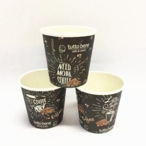 Cheap Coffee Carton Cup 4oz Disposable Paper Tea Cup 100ml