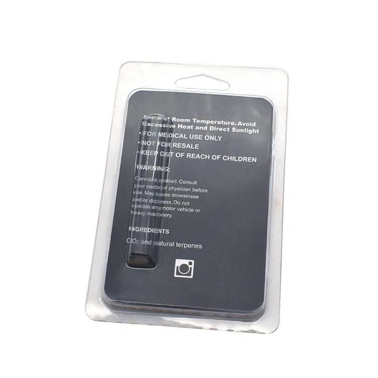 Custom Vape Cartridge Blister Packaging with Insert Card Clamshell