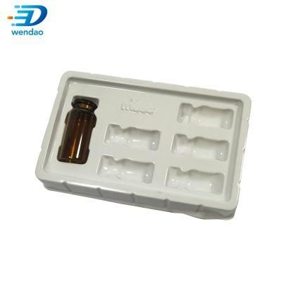 Medical Ampoule Glass Vial Blister Plastic Packaging Tray for 1ml 2ml and 10ml Vials