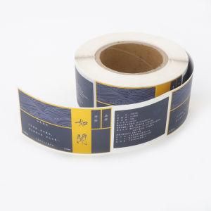 Custom Printed Gold Stamping E-Liquid Label Manufacturer, E-Cigar Label Printing Supplier