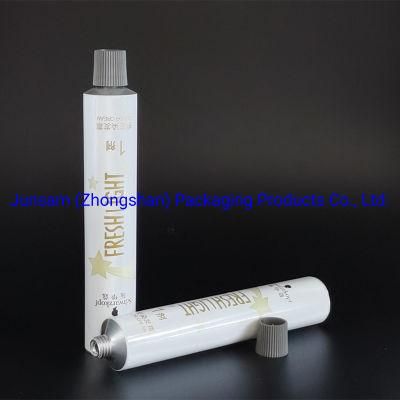 Open End Aluminum Tube Packaging Inner Lacquer Cosmetic Cream Container