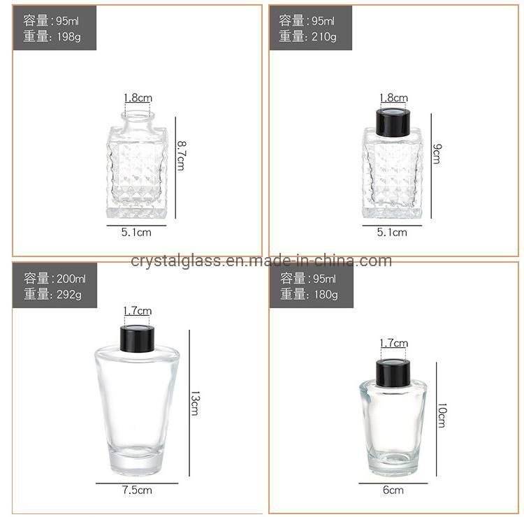 Empty Cosmetic Packaging Fragrance Glass Perfume Reed Diffuser Bottles
