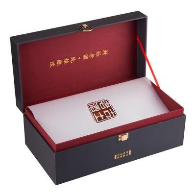 Firstsail High Quality Rigid Cardboard Magnetic Hot Stamping Champagne Whisky Red Wine Glass Gift Packaging Box