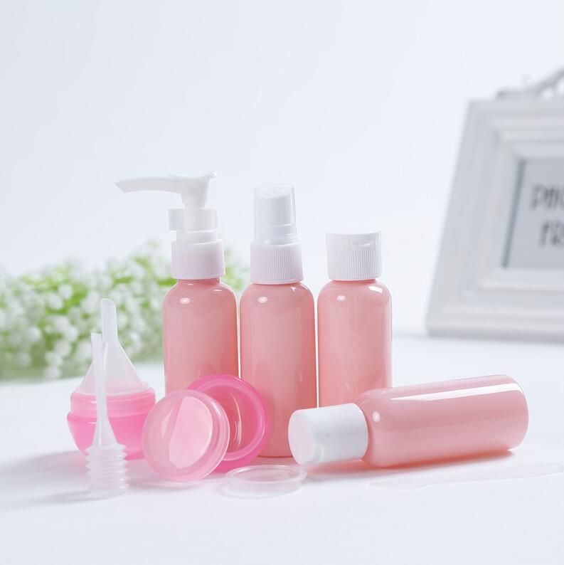 Refillable Travel Bottles Set Package Cosmetics Bottles Plastic Pressing Spray Bottle Makeup Tools Kit for Travel Vaporizer