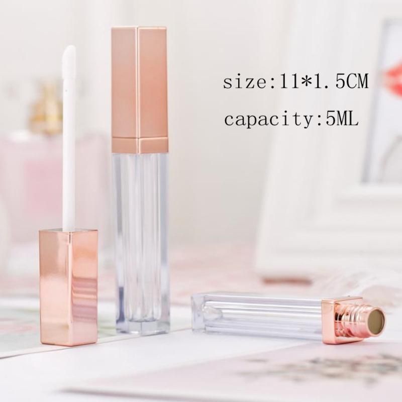 High-Grade New Empty Lip Gloss Tubes Cream Containers Jars DIY Makeup Tools Cosmetic Transparent Lip Balm Refillable Bottle