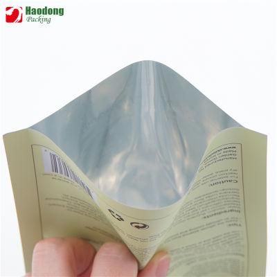 Customprint Size Design Aluminum Foil Plastic Resealable Bag Face Mask Cosmetic Liquid Packaging Bags