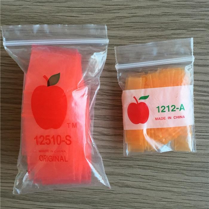 Ziplock Bag Small Colored Plastic Bag Mini Zipper Sealed Bag