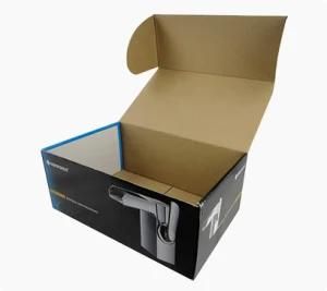 Corrugated Electronic Products Packaging Boxes with The Plastic Handle for Cookware, Large LCD Screen, Coffee Maker, and Earphone