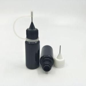 10ml Cylinder Plastic Customized Color Needle Tip Bottle