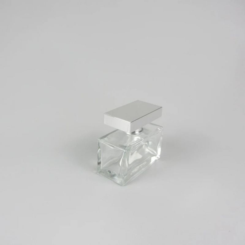 China 100ml Custom Spray Empty Square Glass Perfume Bottle