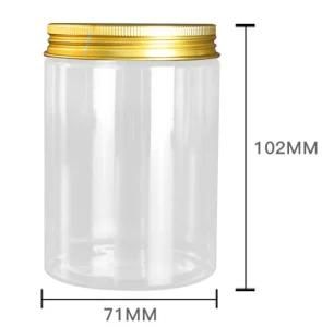 300ml Pet Jar with Golden Aluminum Cap