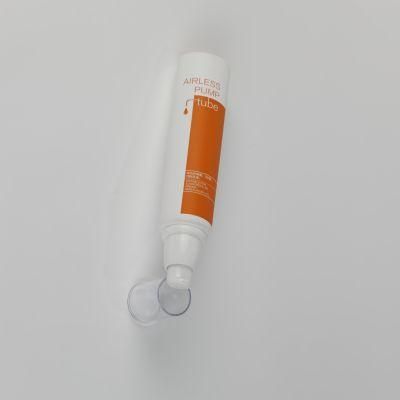 Eco Friendly Empty Airless Pump Plastic Soft Touch Squeeze Packaging Tube