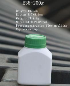 E38 Square Plastic Bottle for Pill/Table/Capsule