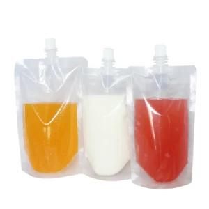 High Quality Beverage Custom Stand up Pouch Juice Spout Pouch