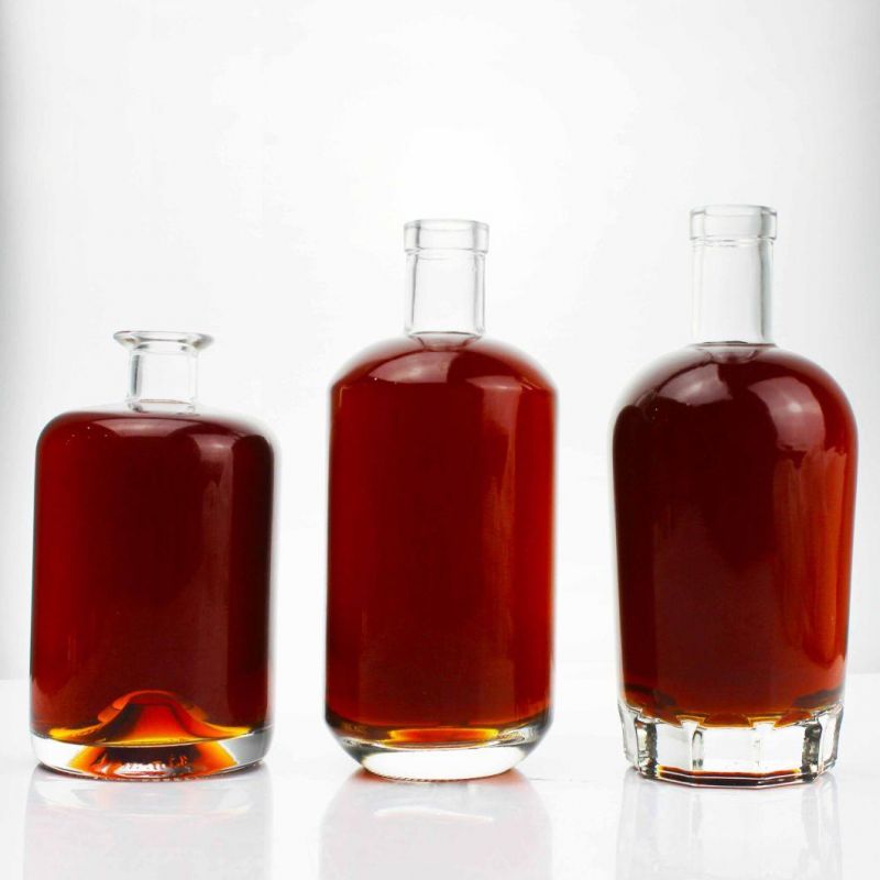 1000 Ml Glass Whiskey Bottles Whiskey Decanter with Cups